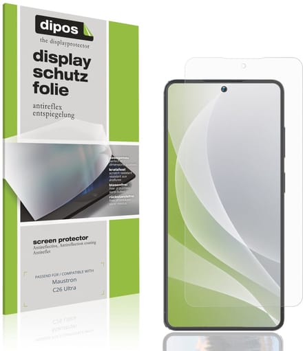dipos – 4x Matte Beschermfolie geschikt voor Maustron C26 Ultra | Krasbestendige & antireflecterende Screenprotector Ultra-Thin
