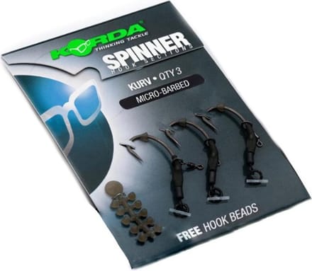 Korda Spinner Hook Sections Kurv - Maat 4 - 3 Stuks