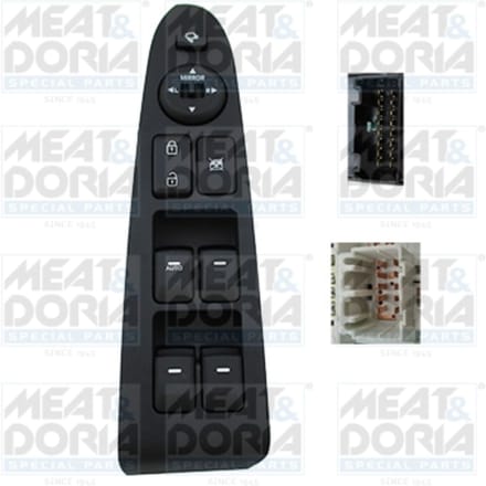 Schakelaar, raamregelaar MEAT & DORIA 26200