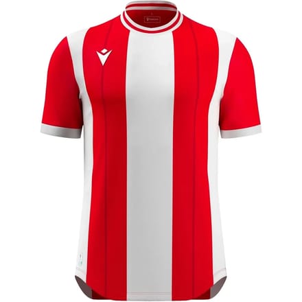 Macron Propus Eco Shirt Korte Mouw Heren - Rood / Wit | Maat: M