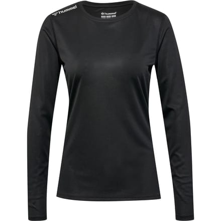 Hummel Damen T-Shirt Hmlrun Jersey L/S Woman Black-L