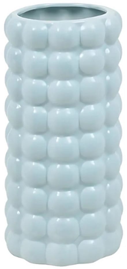 Atmosphera Sky Keramieken vaas Ø11xH23cm - Blauw