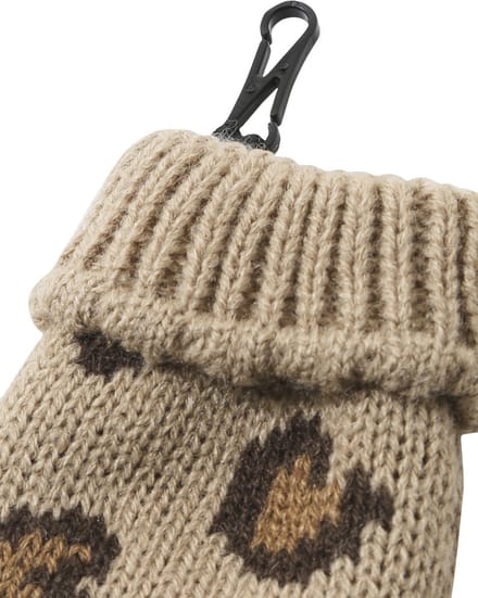 Vertbaudet Luipaard set muts, snood en wanten baby