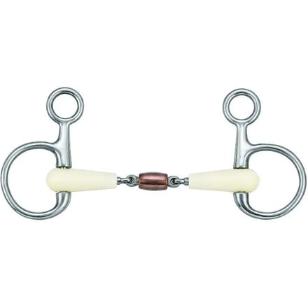Dubbelgebroken paardenbit Soyo Happy Mouth