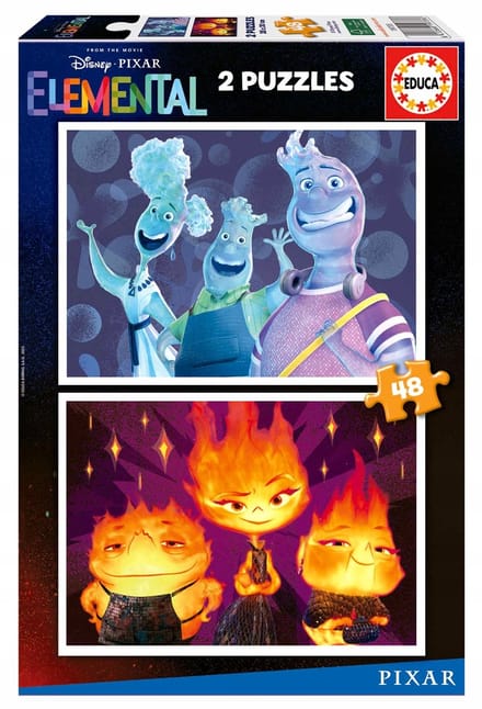 Educa - Puzzel 2 x 48 Stukjes - Elemental