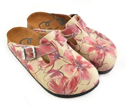 Goby Roselle Clogs – Dames – Handgemaakt – Vegan Leer – Maat 35