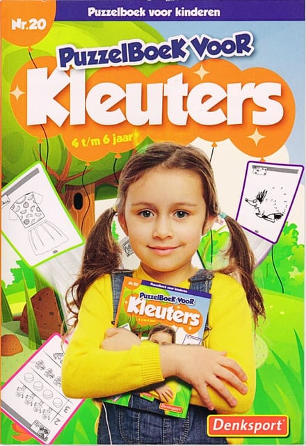 Denksport Puzzelboek Voor Kleuters 4 t/m 6 Jaar - Nr.20