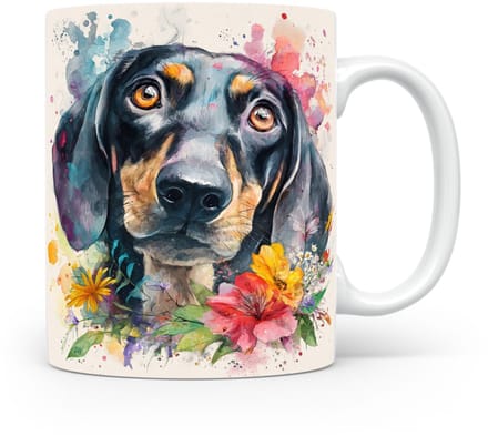 Beker Oostenrijkse Zwart-en-Bruin Hond