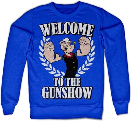 Popeye Welcome To The Gunshow-sweatshirt, blauw