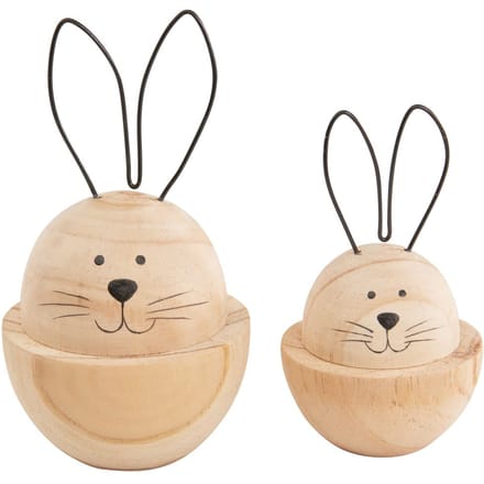 VBS Houten konijntjes "Mopsy en Flopsy"