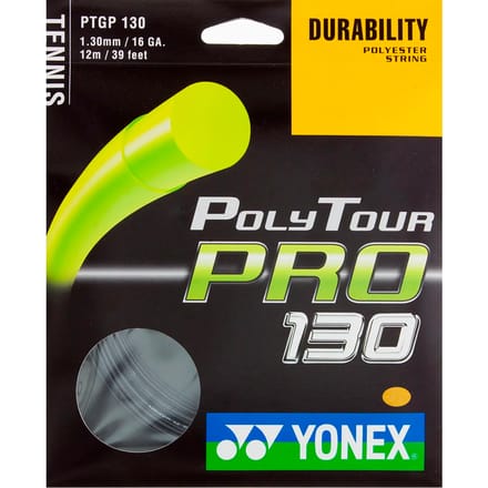 Yonex Polytour Pro 12 M Enkele Tennissnaar Geel 1.30 mm