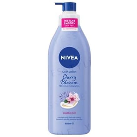 NIVEA - Cherry Blossom & Jojoba Oil Oil In Lotion 400ml
