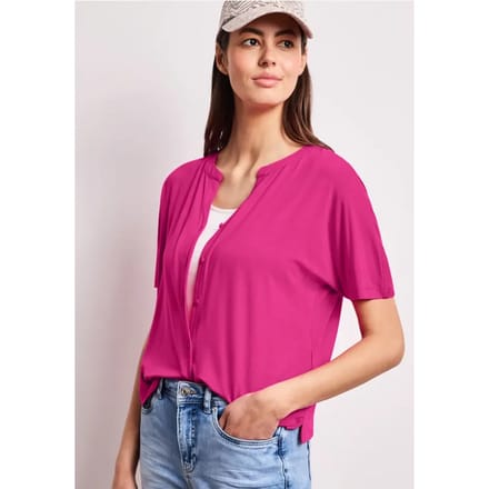 Shirt met overhangende schouders in tuniekstijl