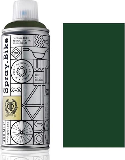 Spray.Bike Donkergroene Fietsverf - Poedercoating voor fietsframes - 400ml
