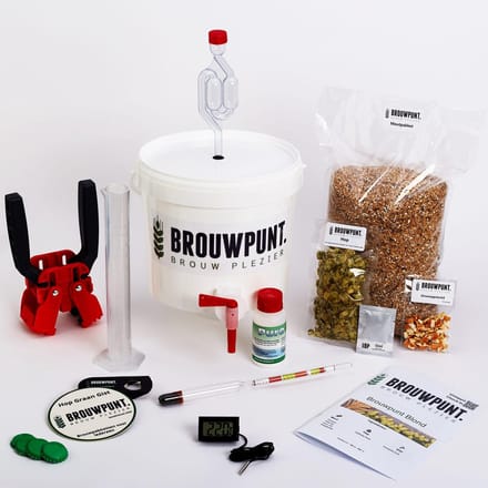 Starterspakket Blond Plus | Zelf Lekker Bier Brouwen | Bierbrouw pakket | Cadeautip man | Brouwpunt, het startpunt voor bierbrouwers