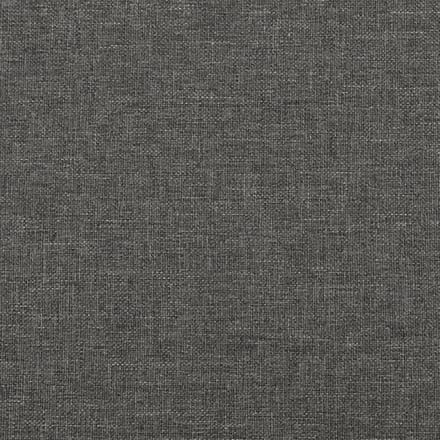 Stijlvol Donkergrijs Bedframe van Stof voor 90x190 cm Matras