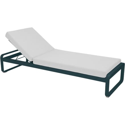 Fermob BELLEVIE Komfort - Ligbed - 21 acapulcoblauw - 81 witgrijs