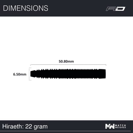 Red Dragon Jonny Clayton Hiraeth 90% - Dartpijlen