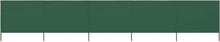 Windscherm Tuin - Privacyscherm Omheining - Bescherming Tegen Wind - Opvouwbaar Ontwerp - 600 x 120 cm - Groen