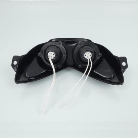 Optique avant noir One pour scooter MBK 50 Nitro / 2 x 12V 20W Ø50mm Neuf