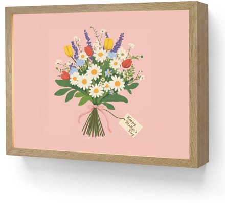 Bloemen - Lint - Kaartje