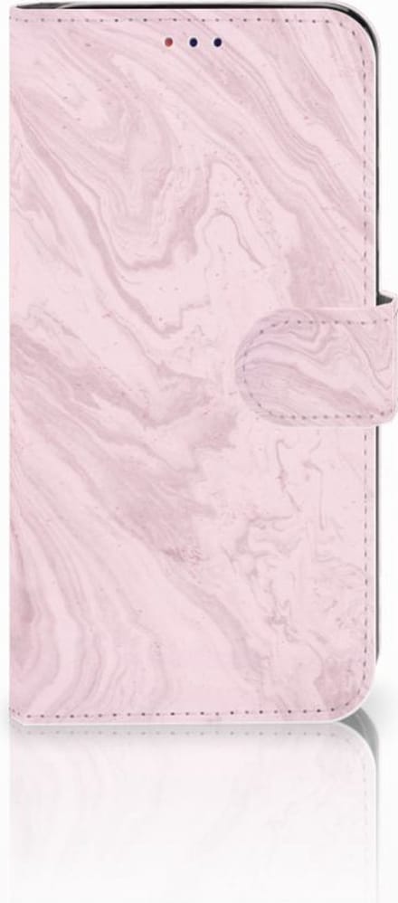 Samsung Galaxy A10 Bookcase Marble Pink - Origineel Cadeau Vriendin
