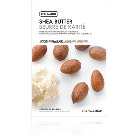 [PROMOTIE]THE FACE SHOP - Real Nature Face Mask - Shea Butter - 1stuk