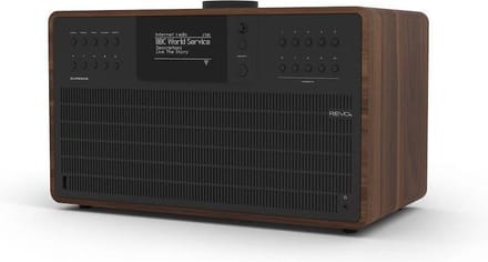 Revo SuperCD - Walnoot/Zwart | CD-speler - Dab Radio - Internetradio - USB - Bluetooth AptX