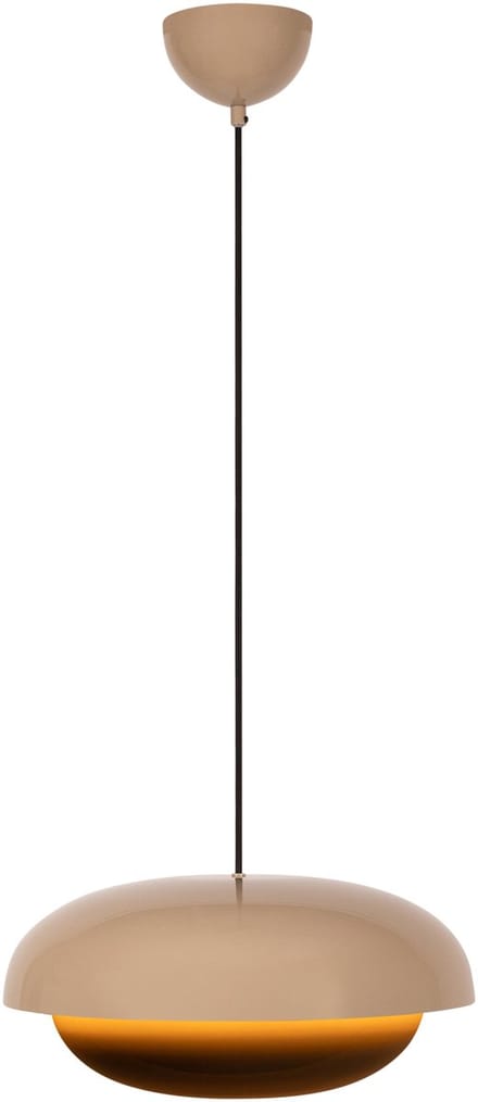 Lucide YOUNES - Hanglamp - Ø 40 cm - 1xE27 - Taupe - Essential