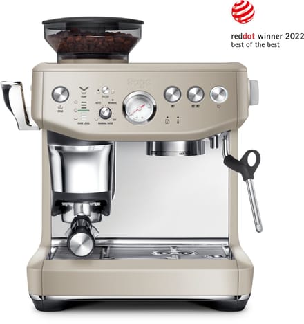Sage SES876ALM the Barista Express Impress Almond Nougat - Pistonmachine - Assisted Tamping
