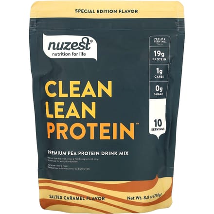 Nuzest, Clean Lean Protein, Gezouten Karamel, 8,8 oz (250 gram)