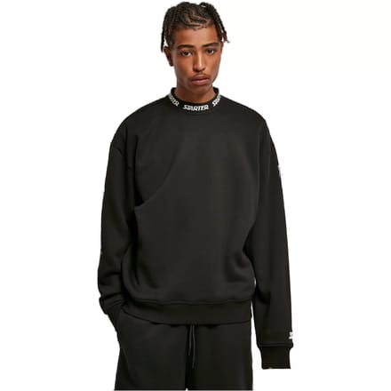 Starter Black Label - Jaquard Rib Crewneck sweater/trui - XL - Zwart