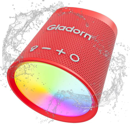 Draagbare Bluetooth Luidspreker - Draadloze Speaker - Muziek en Licht - IPX6 Waterdicht - 10 x 9 x 5 cm