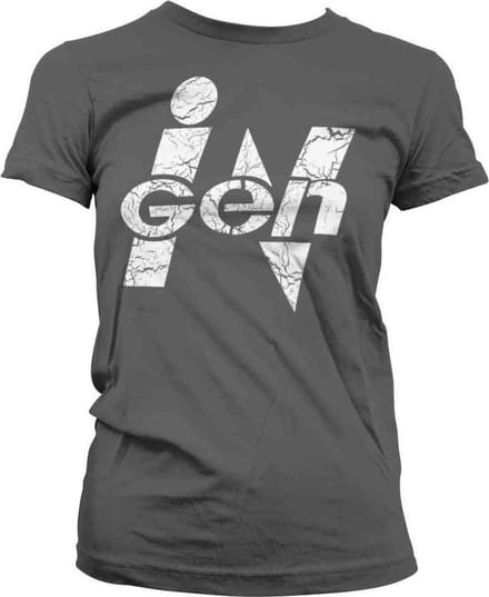 Jurassic Park Dames Tshirt -S- iGen Grijs