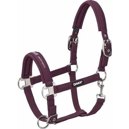 Eskadron Halster Eskadron Double Pin Buckle Softshell Donkerrood