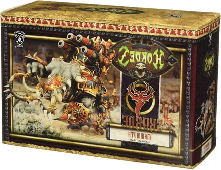 Mammoth Model Set - Gargantuan Figuur - Miniatuur Gaming - Gedetailleerd Plastic - 23.4 cm - Grijs