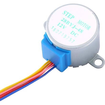 1x 12V 4-fase 5-draads stappenmotor 28BYJ4812V voor doe-het-zelfproject gray