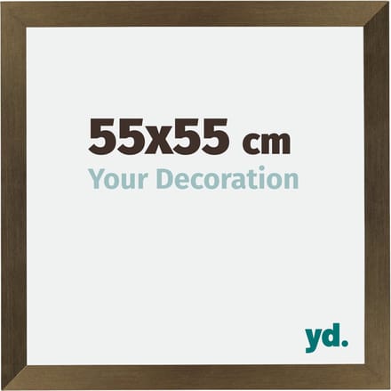 Your Decoration - Fotolijst 55x55 cm - MDF - Brons Decor - Mura