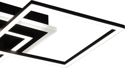 REALITY VENIDA Plafonniere - Zwart - incl.1x25W LED/3000Lm/3000K - IP20