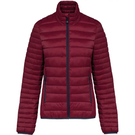Kariban Ladies' lightweight padded jacket K6121 - Wine - XL