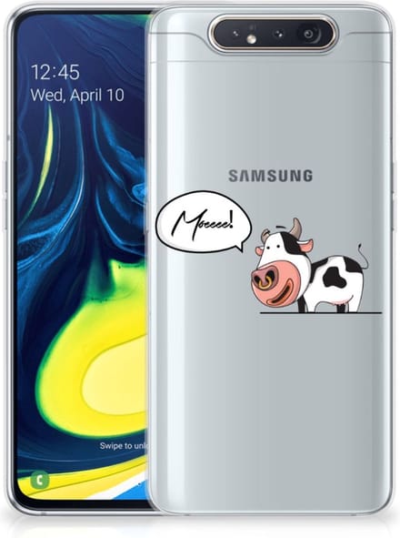 Samsung Galaxy A80 Telefoonhoesje met Naam Cheeky Cow