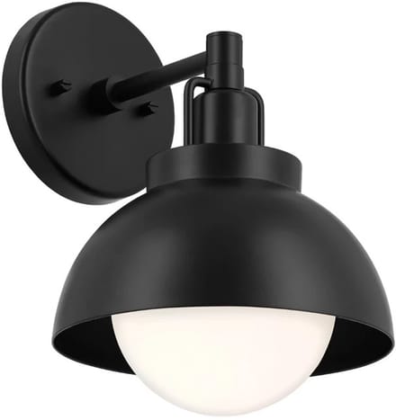Kichler LED Plafondlamp Niva | 1X E27 Max 40W | Black