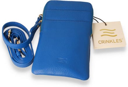 Crinkles Dames Telefoontajse Cobalt | Blauw | Maat: One Size