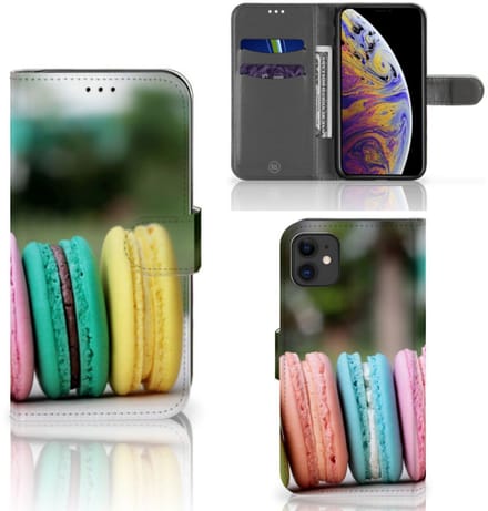 Apple iPhone 11 Book Cover Macarons