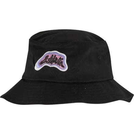 Lost Youth Hut Bucket Hat Sunny Side Up LY393 Black