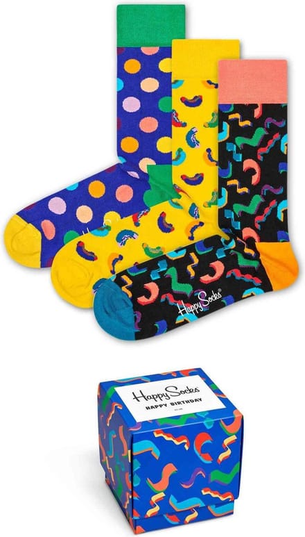 Happy Socks Happy Birthday Giftbox - Maat 36-40