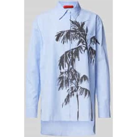 Regular fit overhemdblouse met borstzak, model 'LAMBERT'