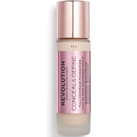 Revolution Conceal &amp; Define Foundation (diverse tinten) - F3.5