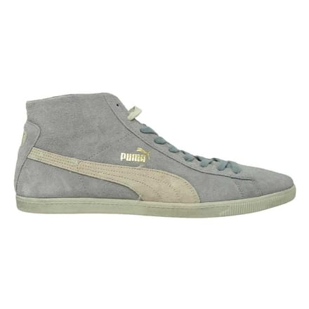 Puma Unisex Volwassen Gylde Vintage Suède Mid Cut Sneakers (Grijs)
