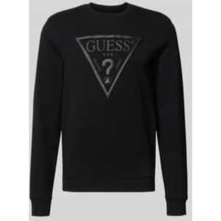 regular fit sweatshirt met logodetail model 'Audley'